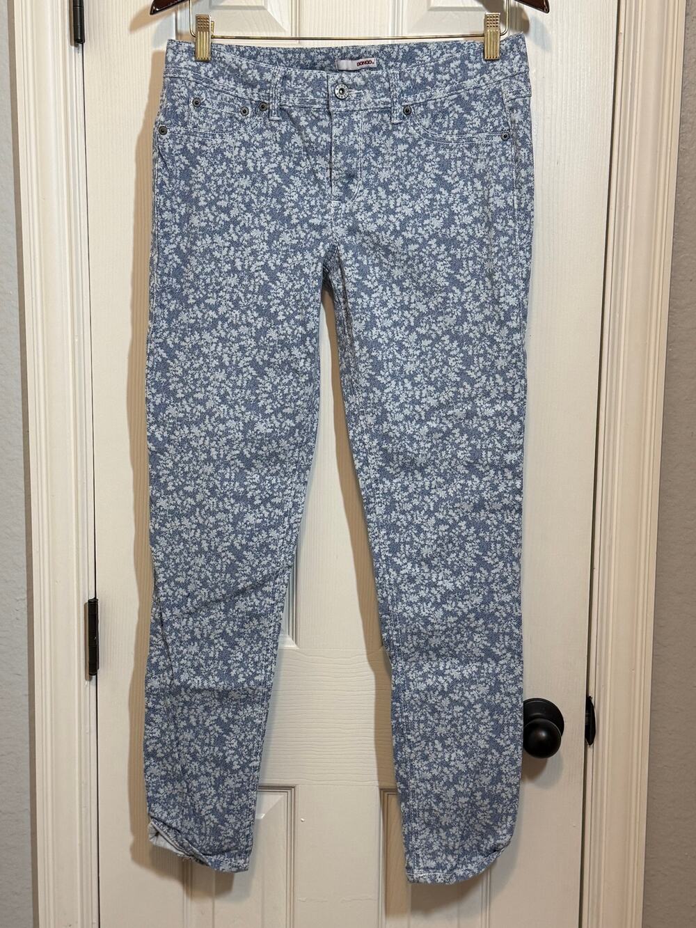 Bongo Floral Print Jeans Size 11 | Y2K Vintage High Rise Cottagecore Denim
